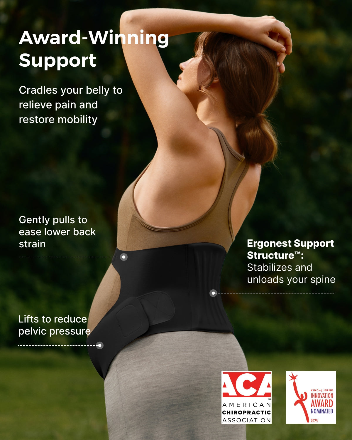 BumpEase - Fascia Addominale per la Gravidanza Momcozy Ergonest