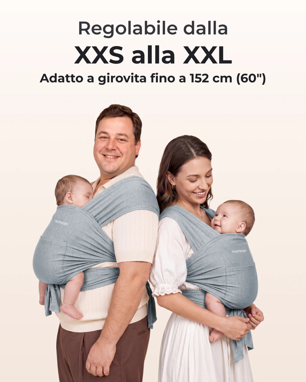 Fascia Porta Bebè Facile da Indossare | Mani Libere