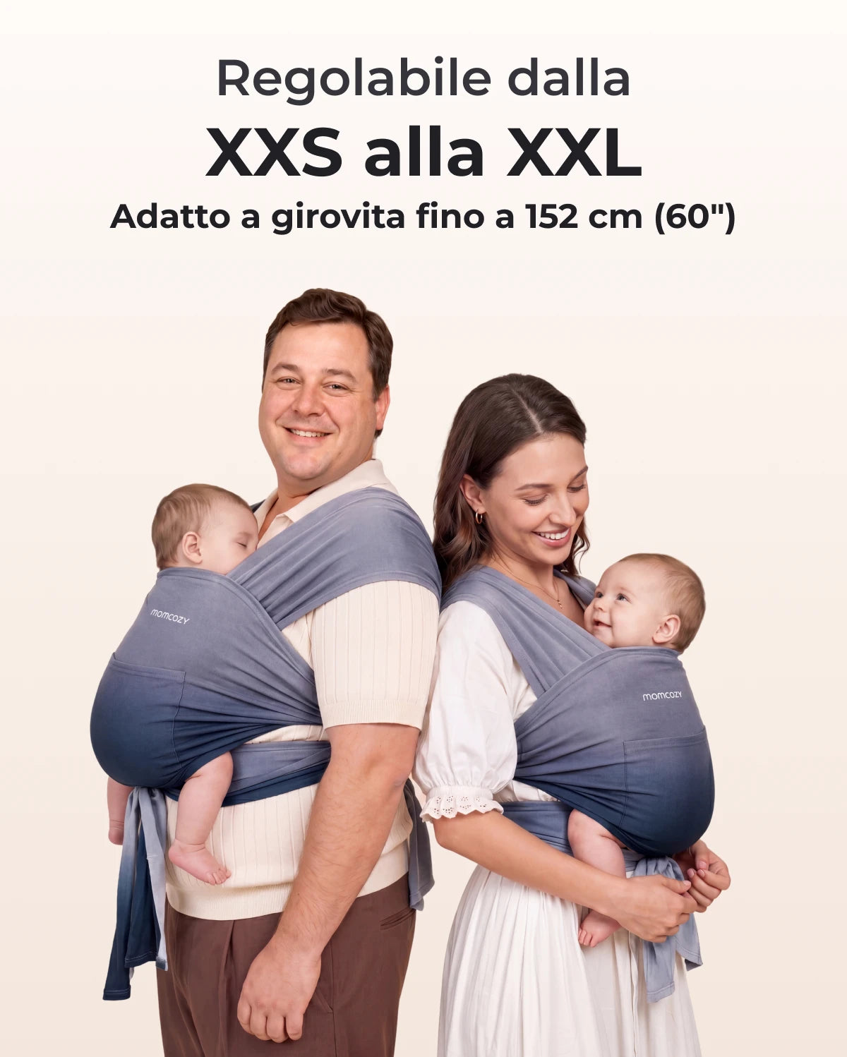 Fascia Porta Bebè Facile da Indossare | Mani Libere