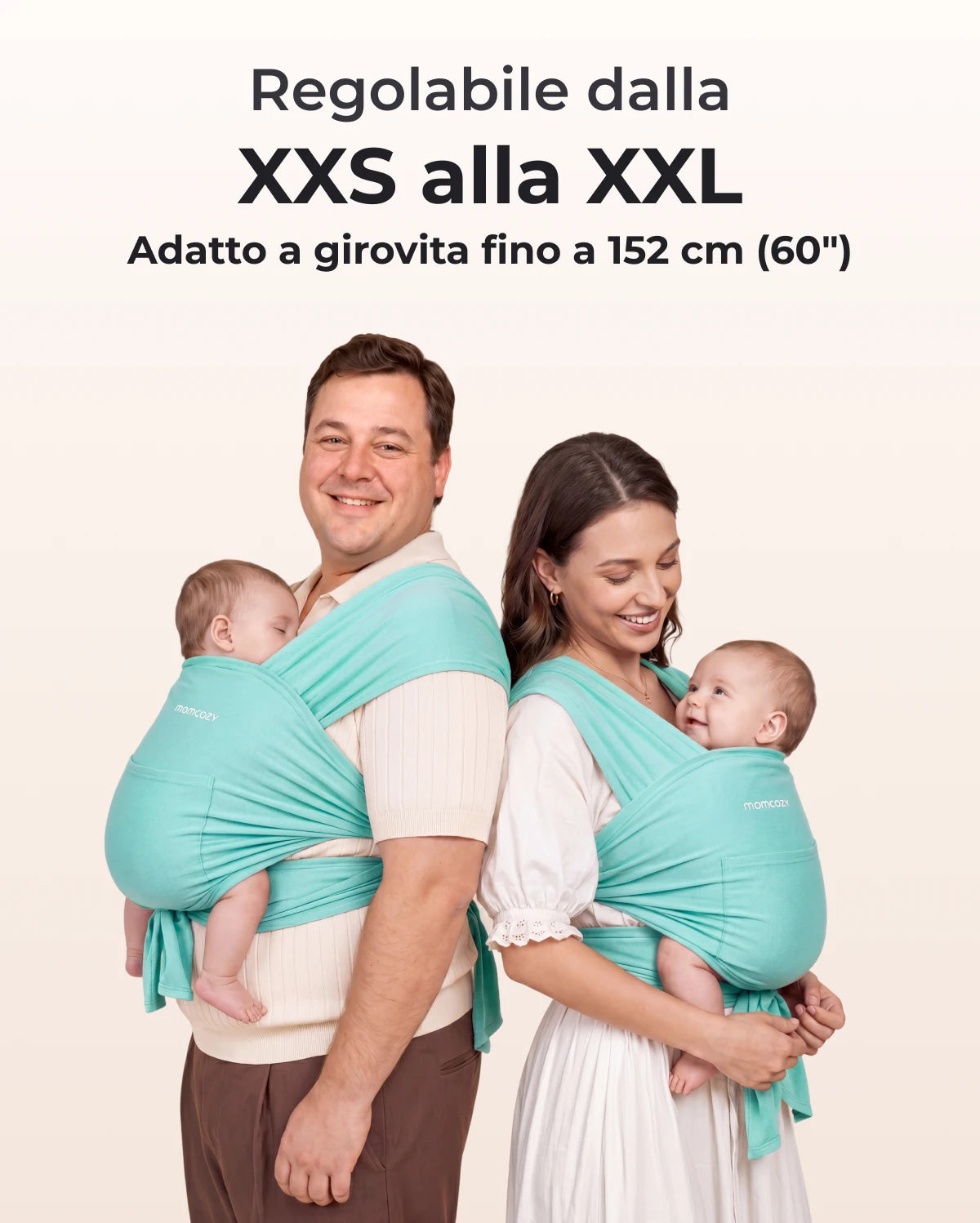 Fascia Porta Bebè Facile da Indossare | Mani Libere