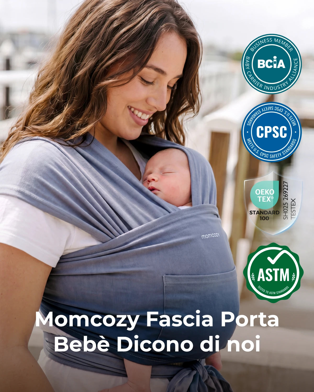 Fascia Porta Bebè Facile da Indossare | Mani Libere