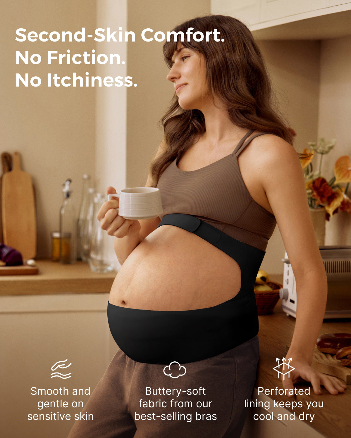 BumpEase - Fascia Addominale per la Gravidanza Momcozy Ergonest