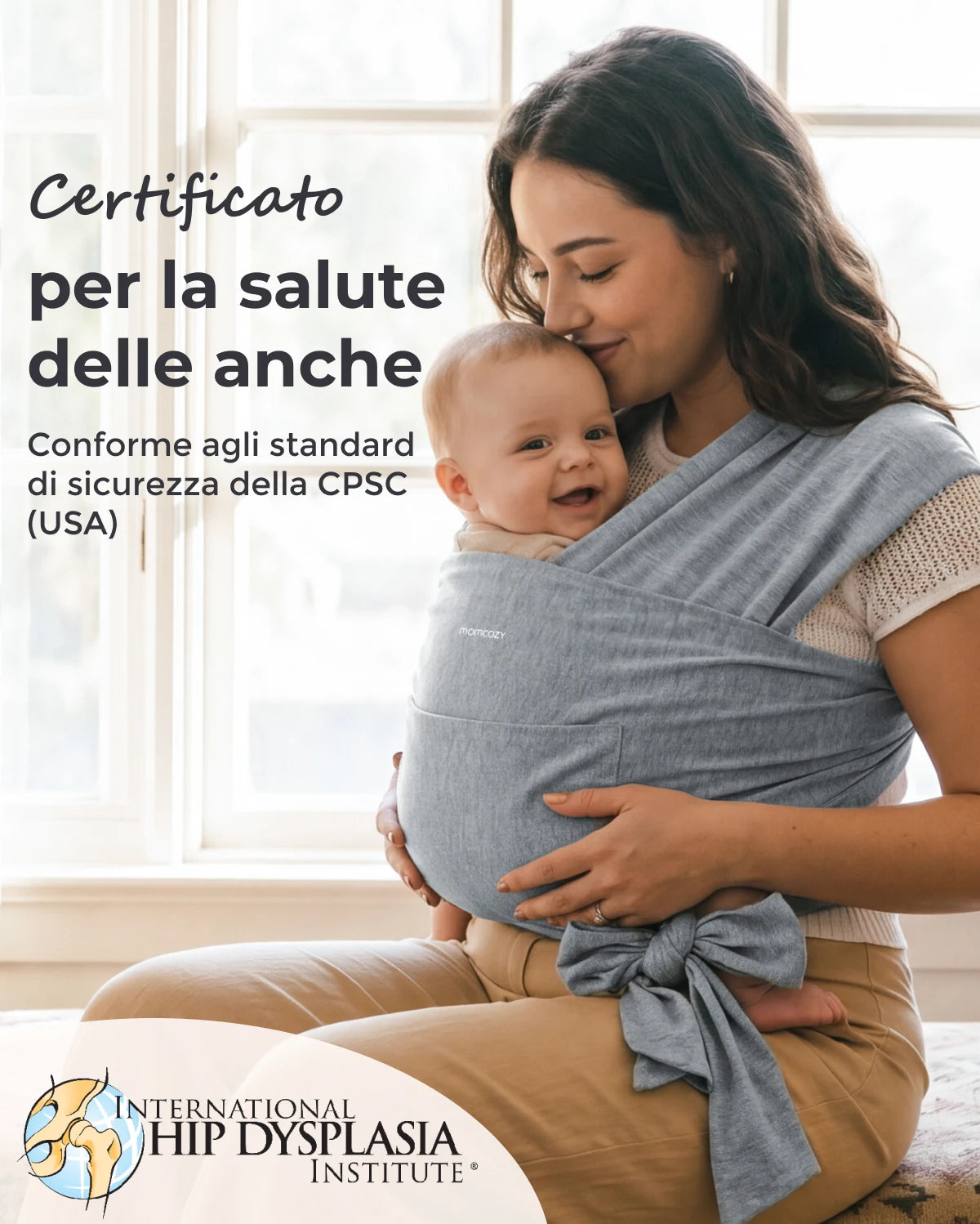 Fascia Porta Bebè Facile da Indossare | Mani Libere
