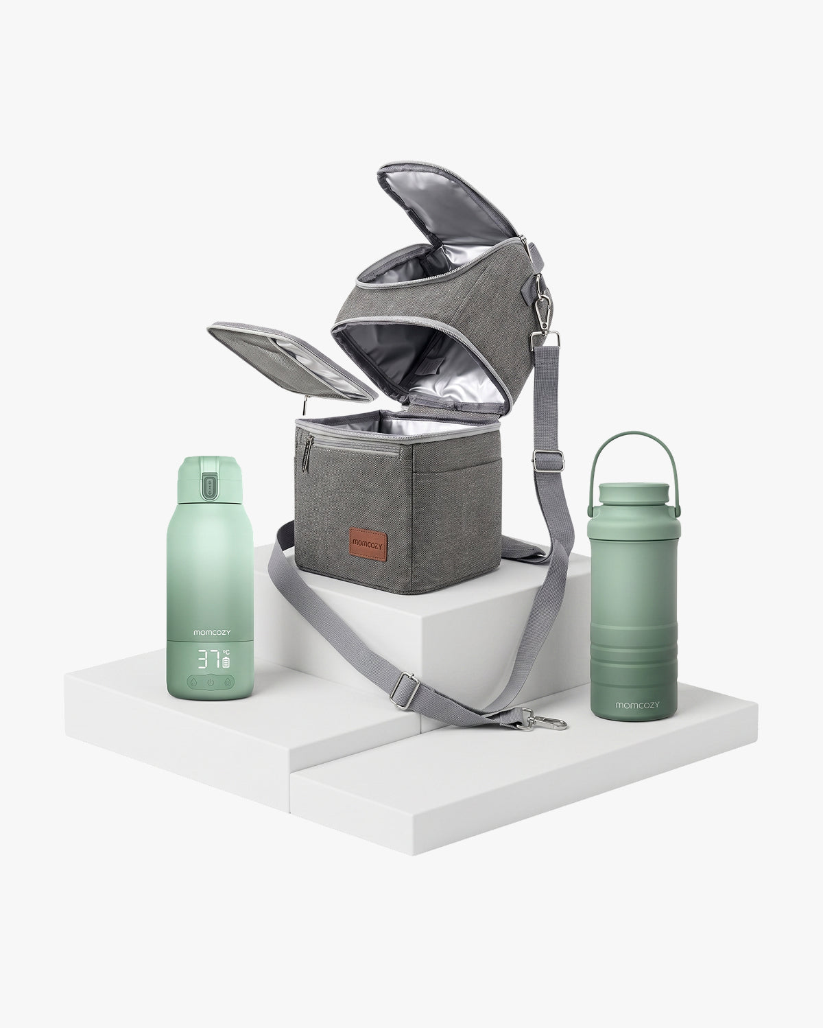 On-the-Go Bundle：Bottle Warmer and Bottle Cooler and Breastmilk Cooler Bag