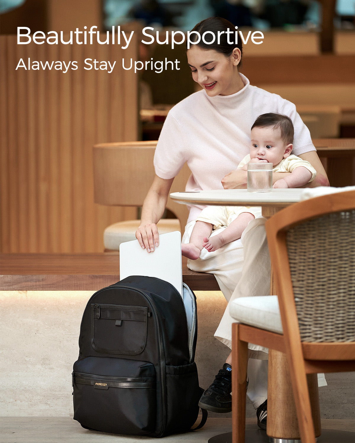 Momcozy Urban Diaper Bag Backpack