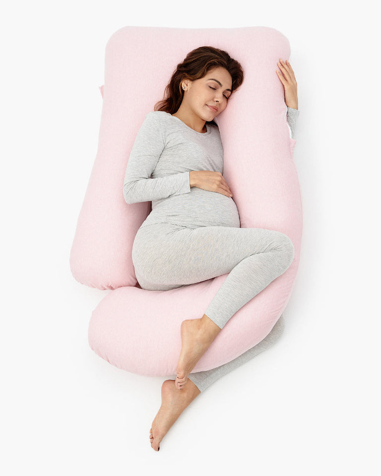 Cuscino Gravidanza a U in Cotone Huggable | Supporto Corpo Intero