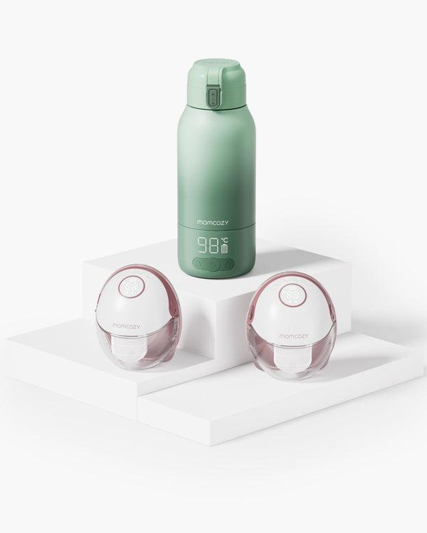 Kit M6 Water Warmer: Tiralatte Hands-free M6 e Scaldabiberon Portatile
