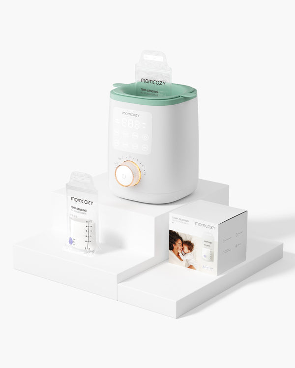 Scaldabiberon Nutri Smart e 120 sacchetti per la conservazione del latte materno