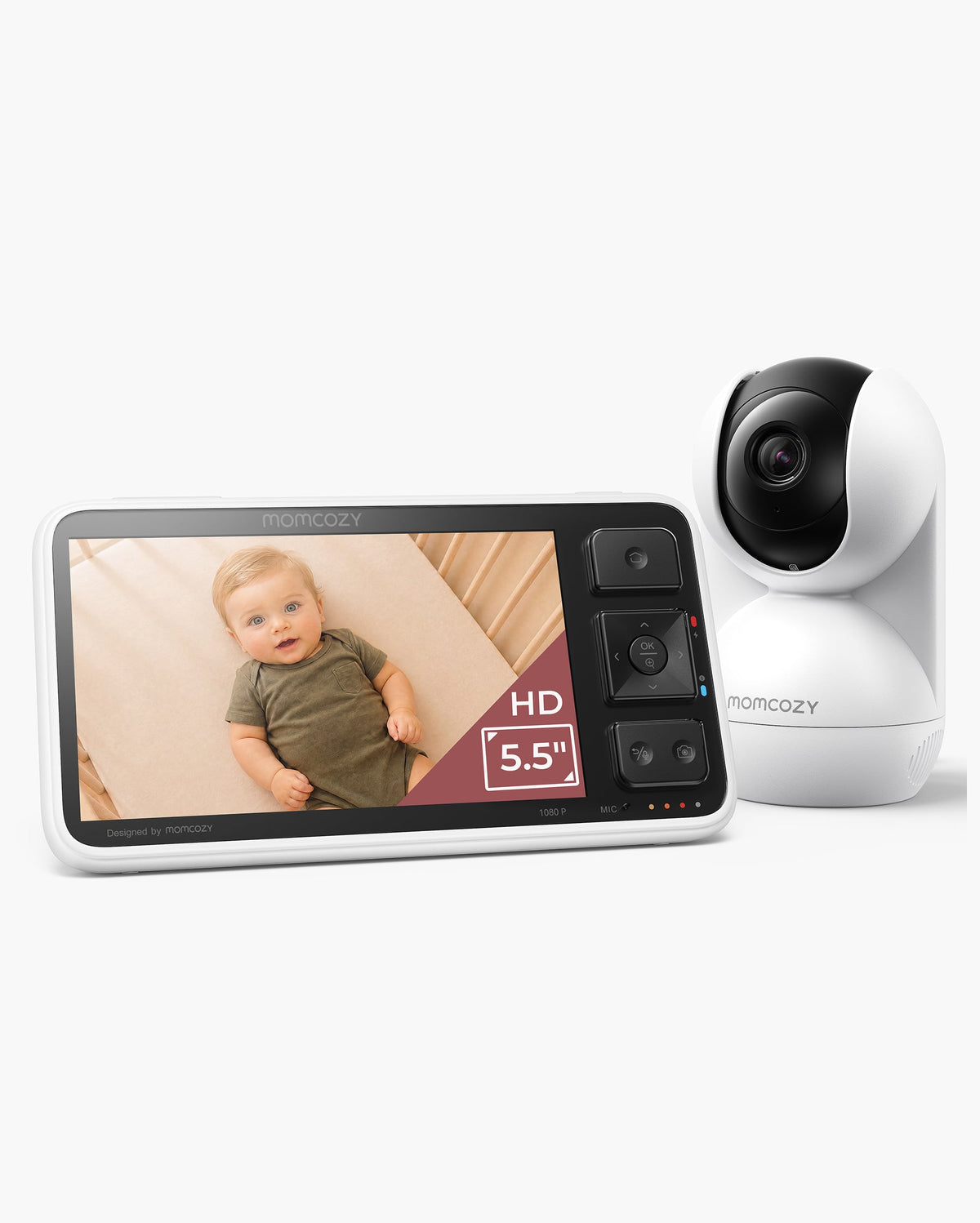 Smart Non-WiFi Baby Monitor 5.5-Inch Full HD (BM03 Black)