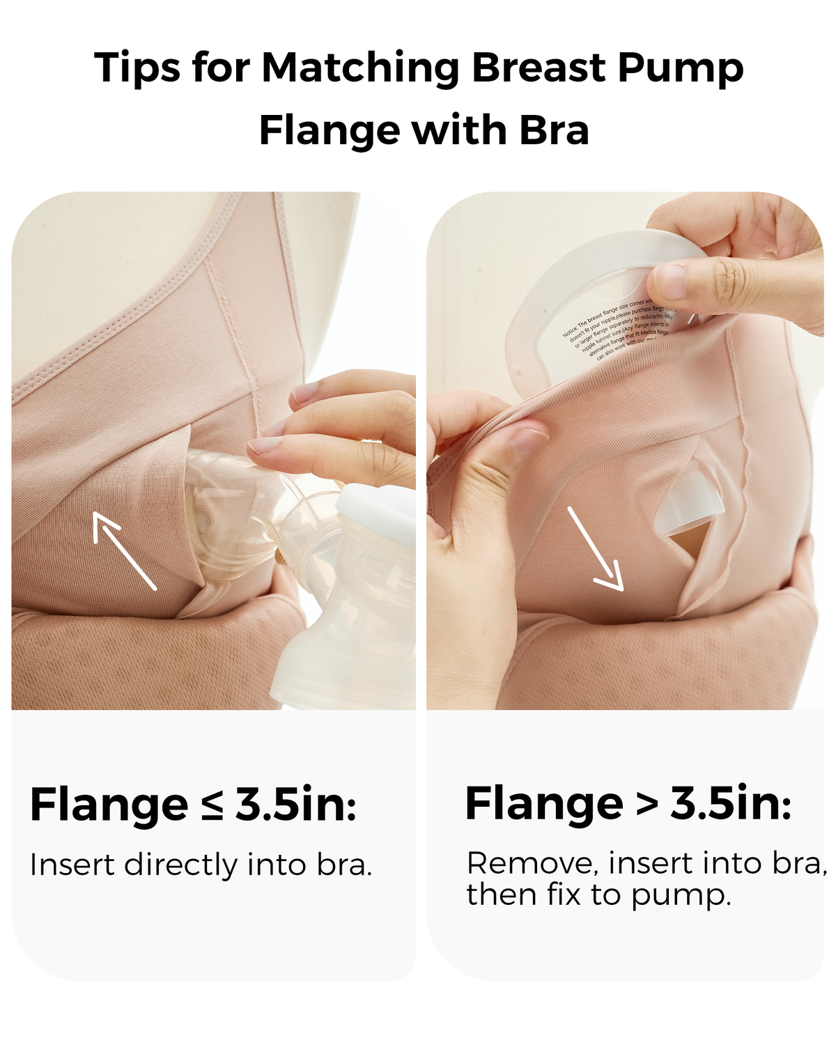 Momcozy Tencel™ Fabric Seamless Breast Pump Bra