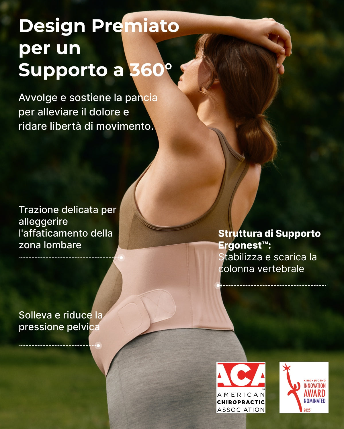 BumpEase - Fascia Addominale per la Gravidanza Momcozy Ergonest