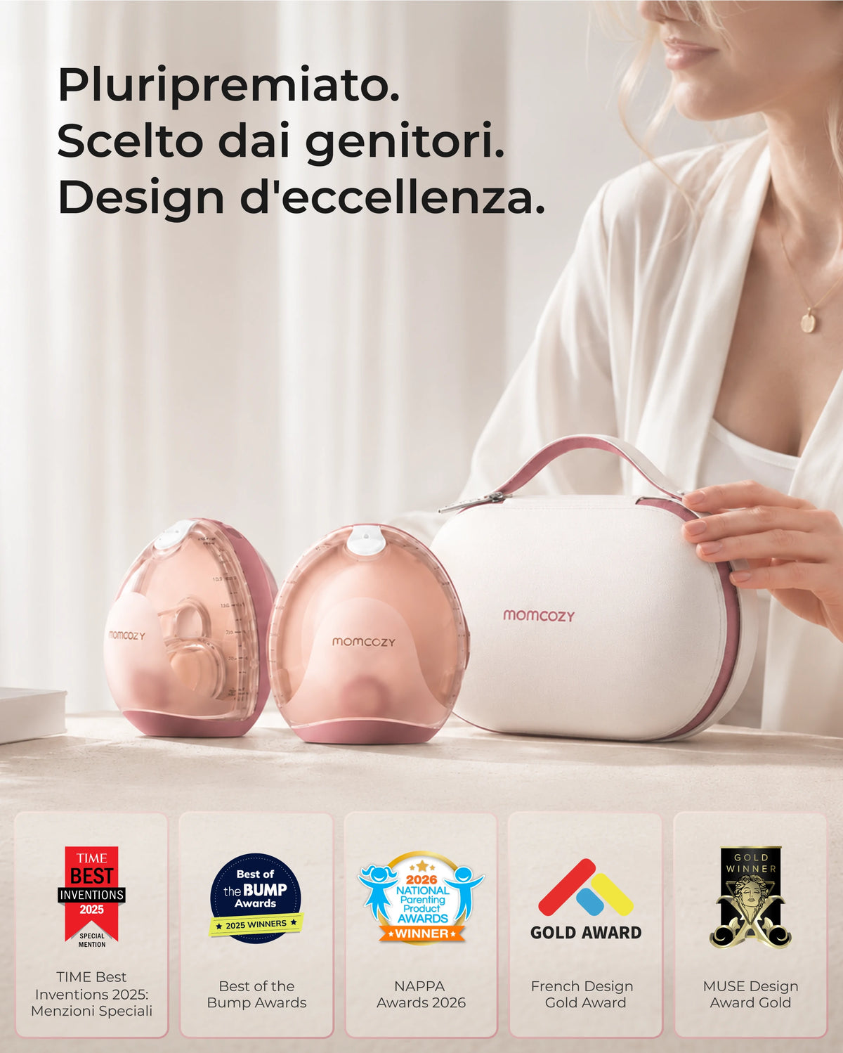 Tiralatte Indossabile Ultra-Leggero Momcozy Air 1 