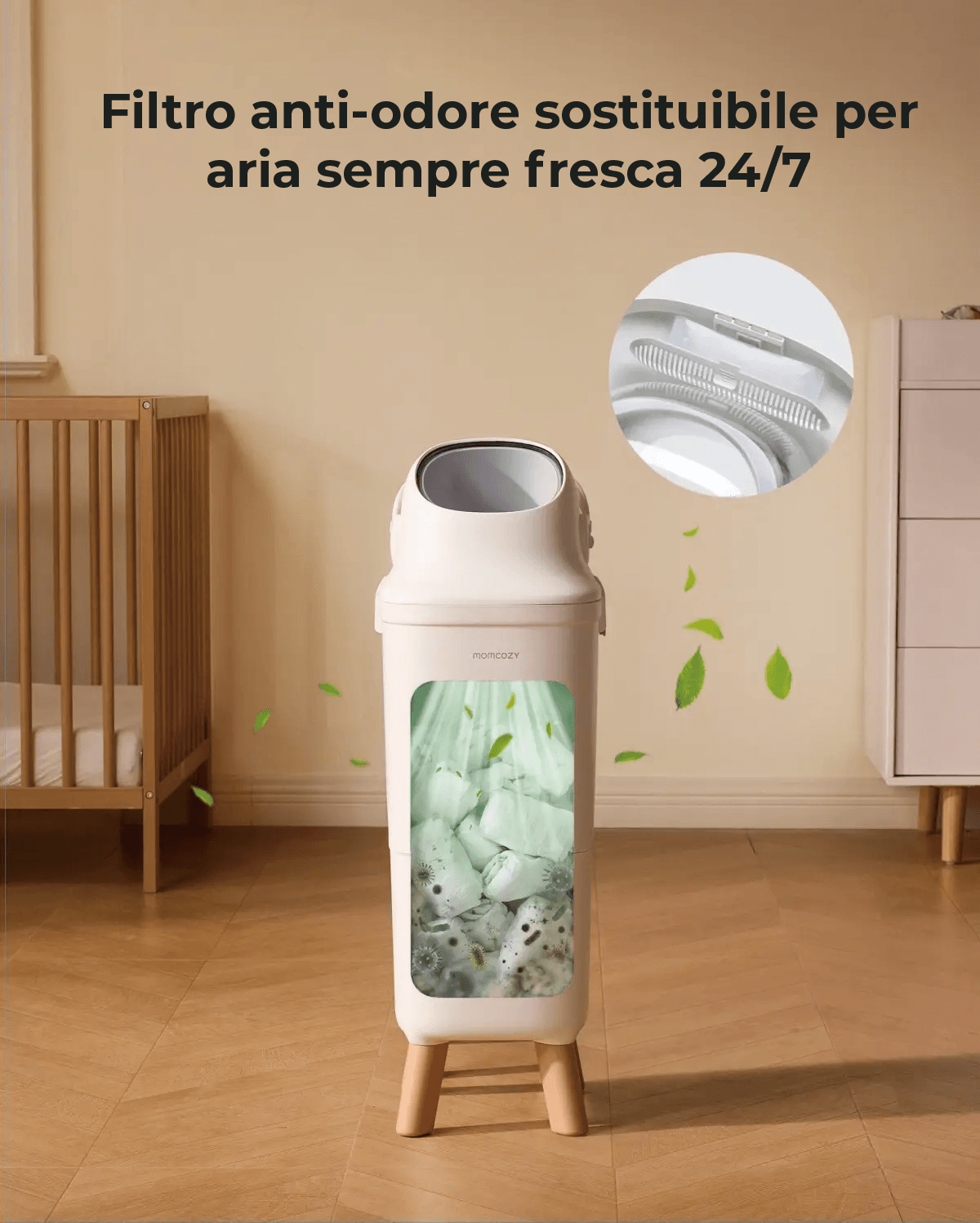 Momcozy Mangiapannolini con Tripla Sigillatura