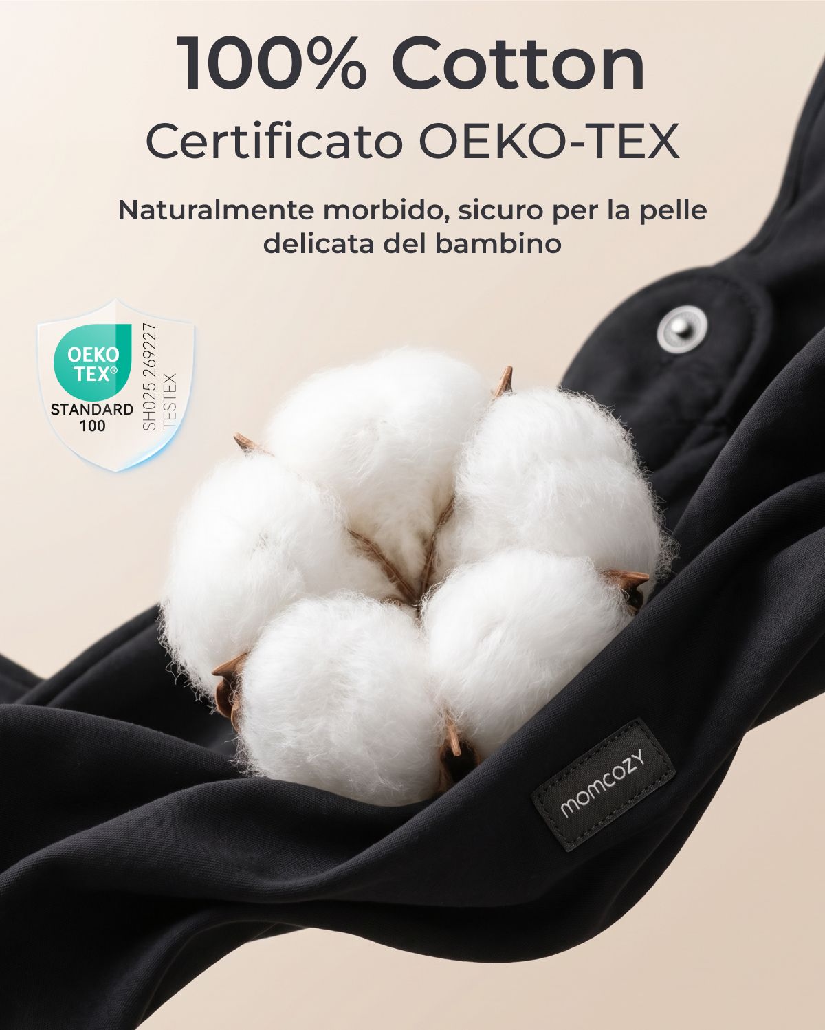 Marsupio per Neonati Momcozy PureHug | Offerta Esclusiva