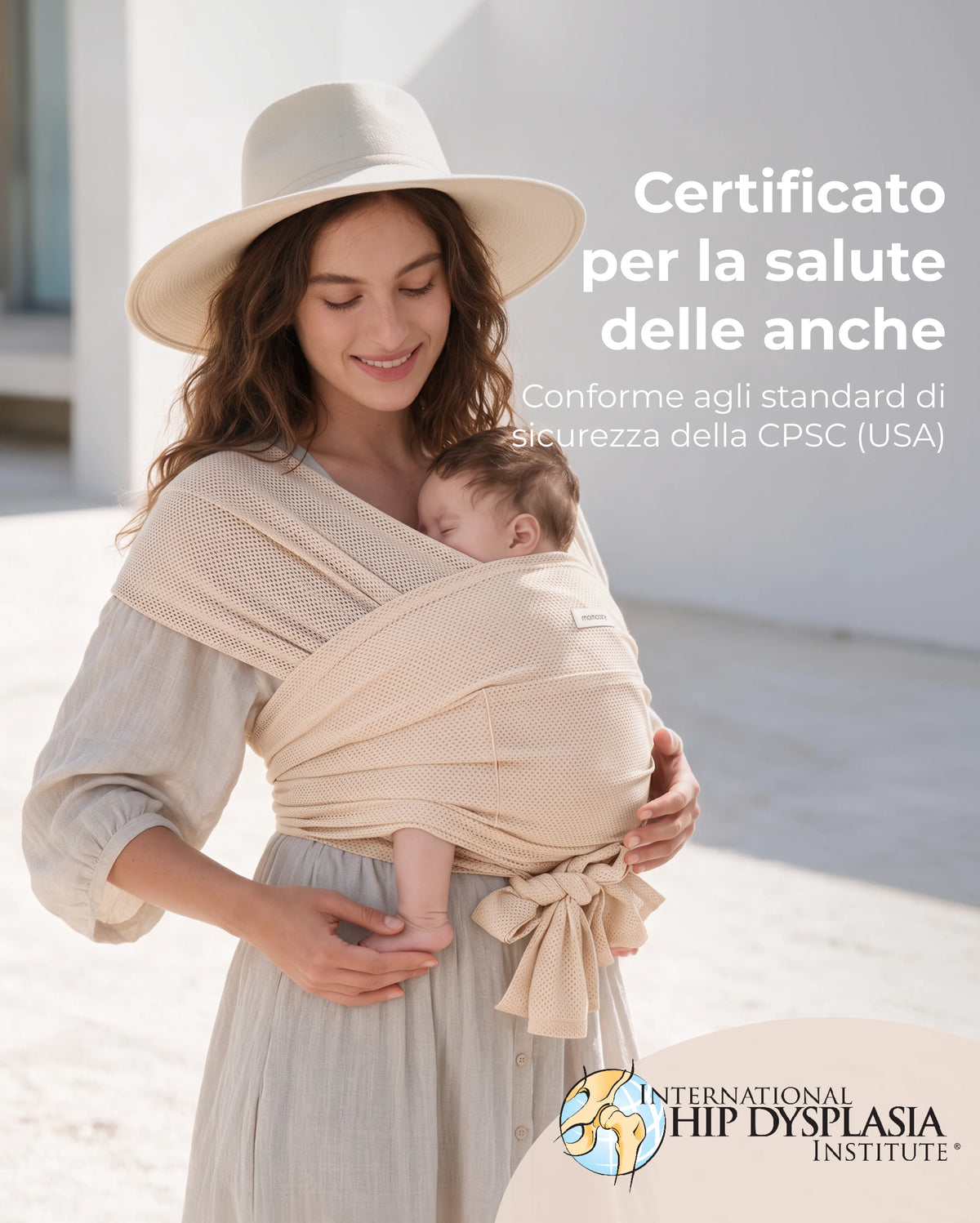 Fascia Porta Bebè Facile da Indossare | Mani Libere