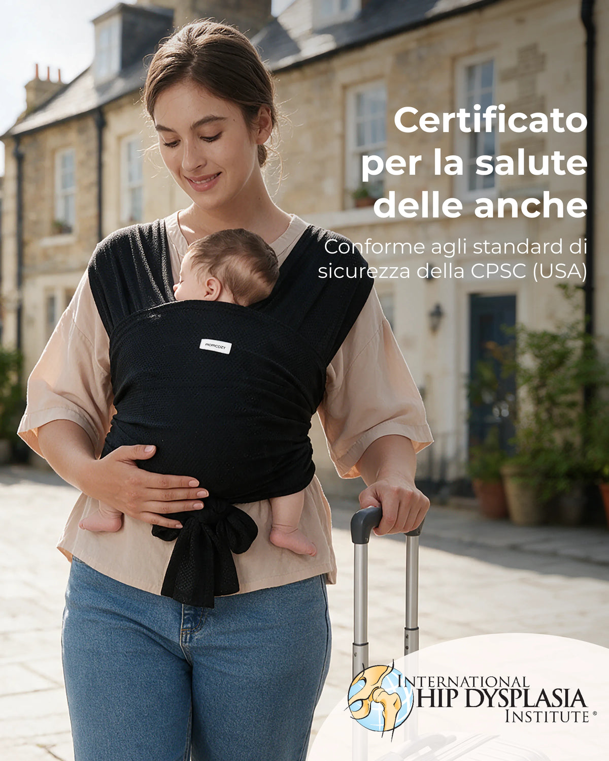 Fascia Porta Bebè Facile da Indossare | Mani Libere