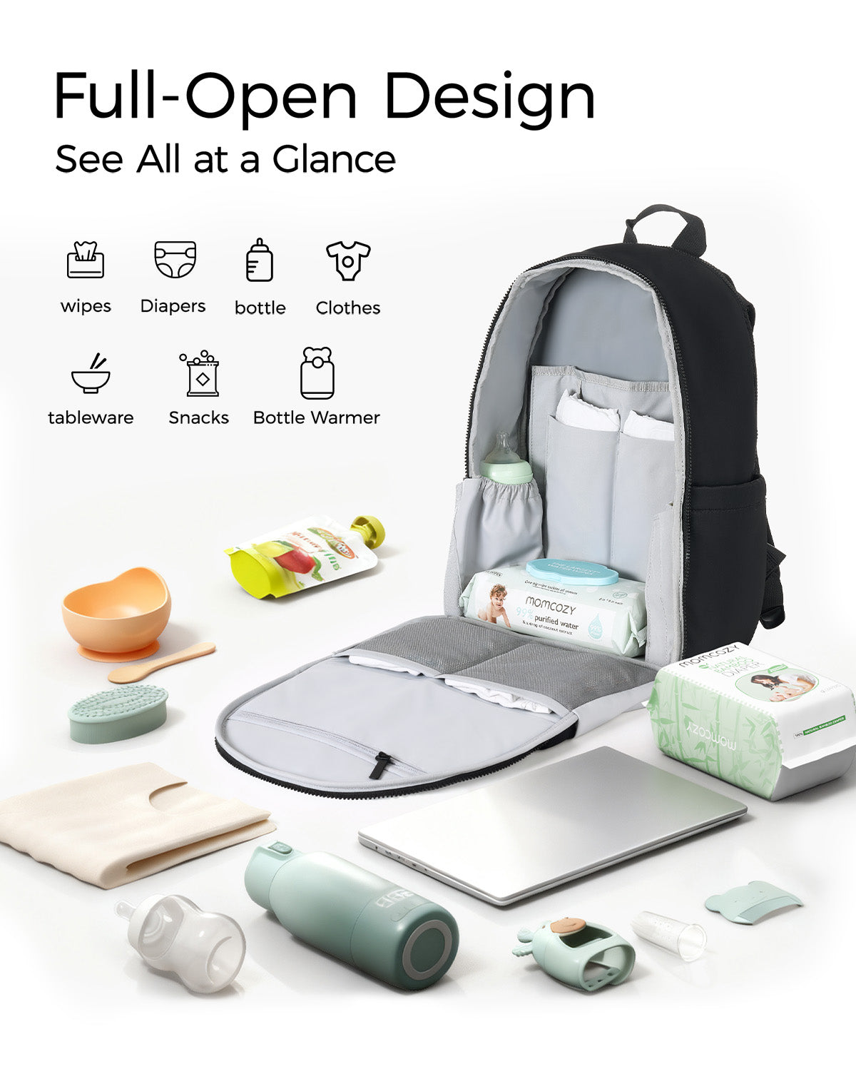 Momcozy Urban Diaper Bag Backpack
