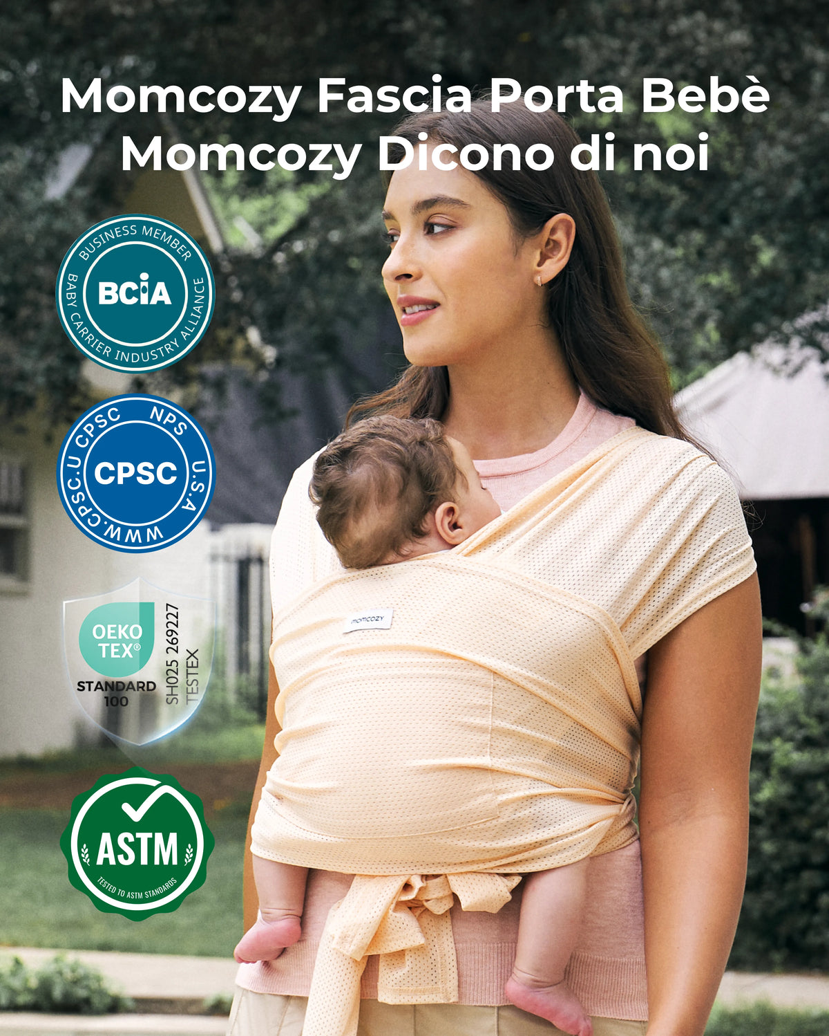 Fascia Porta Bebè Facile da Indossare | Mani Libere