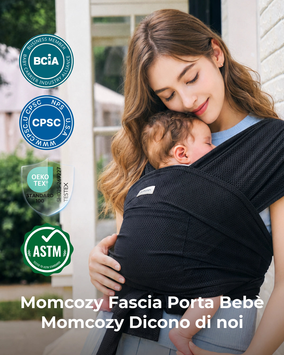Fascia Porta Bebè Facile da Indossare | Mani Libere