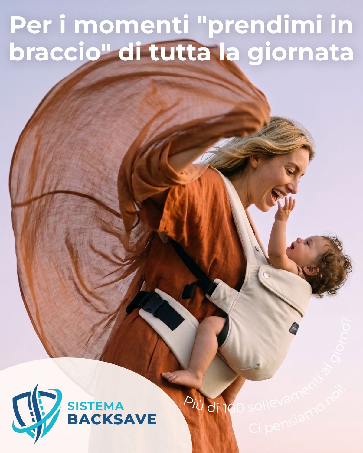 Marsupio per Neonati PureHug - Ergonomico, comodo e leggero