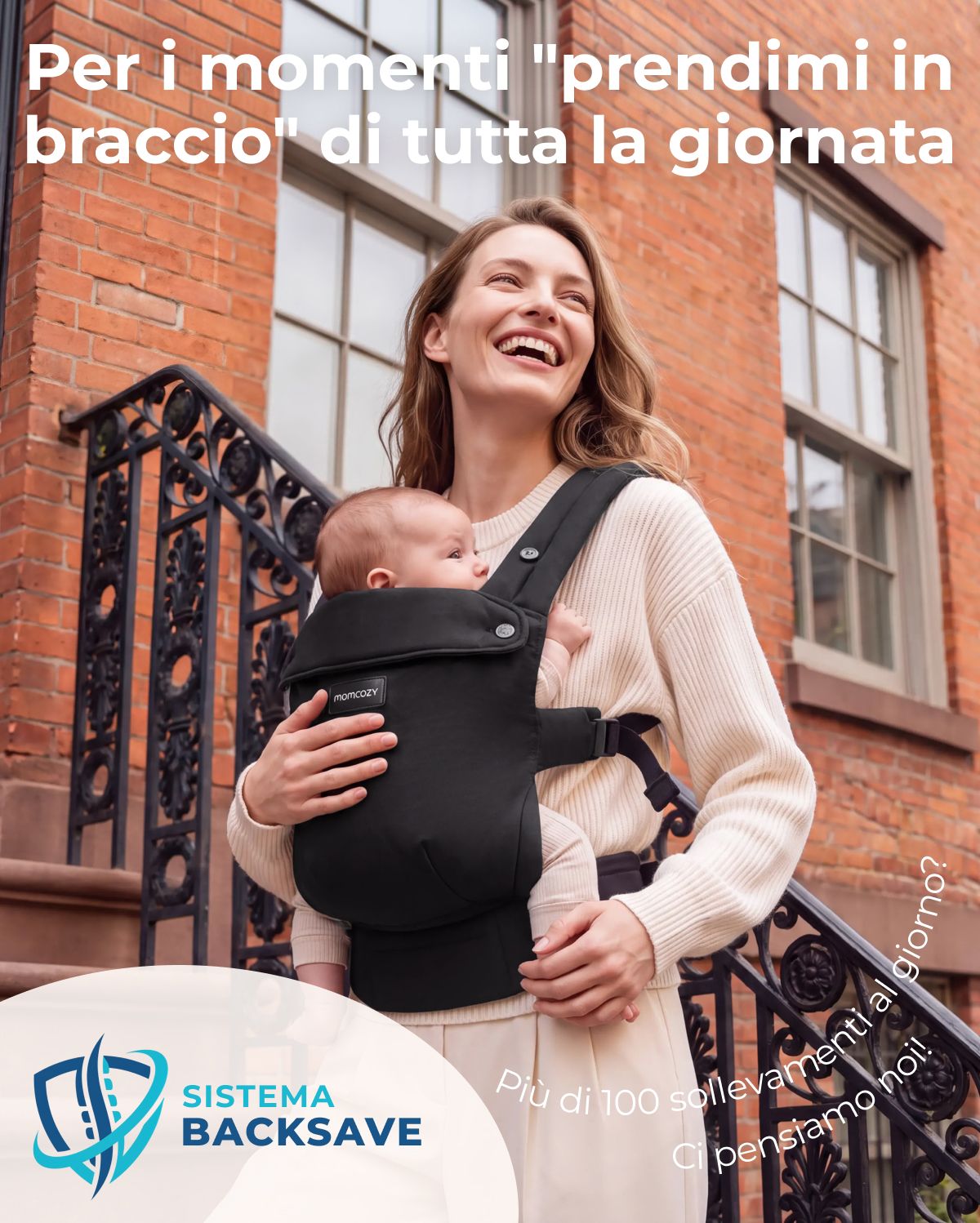 Marsupio per Neonati Momcozy PureHug | Offerta Esclusiva