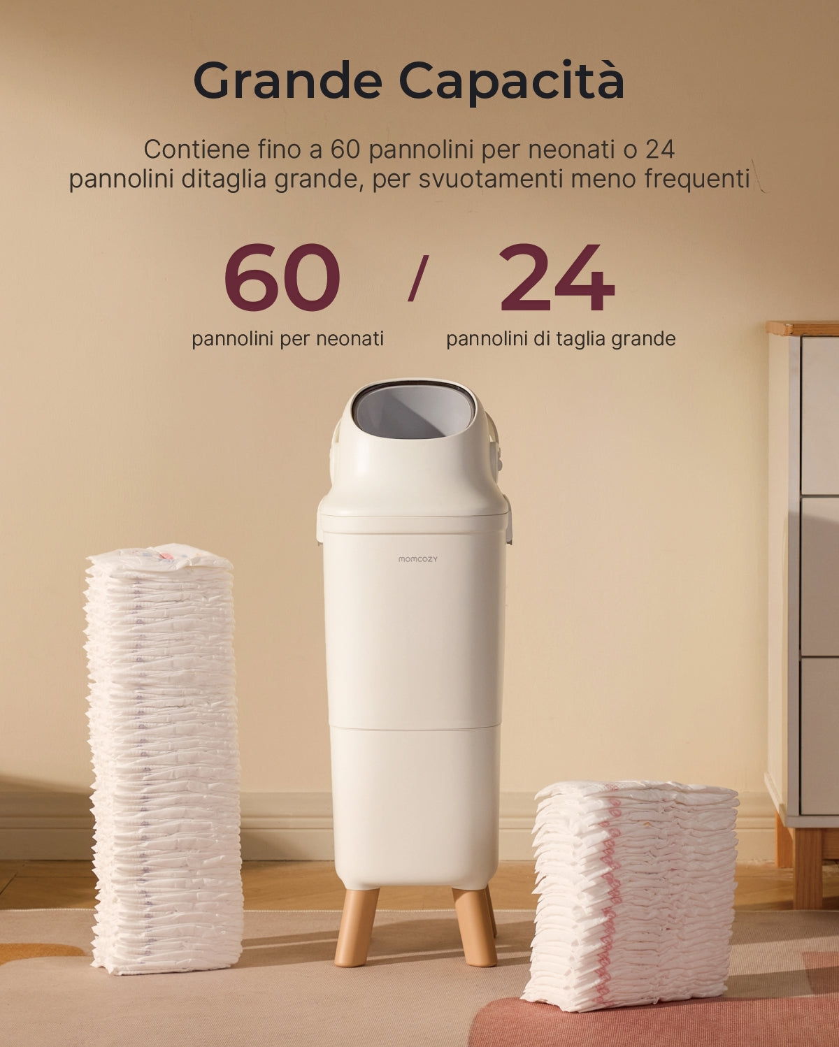 Momcozy Mangiapannolini con Tripla Sigillatura