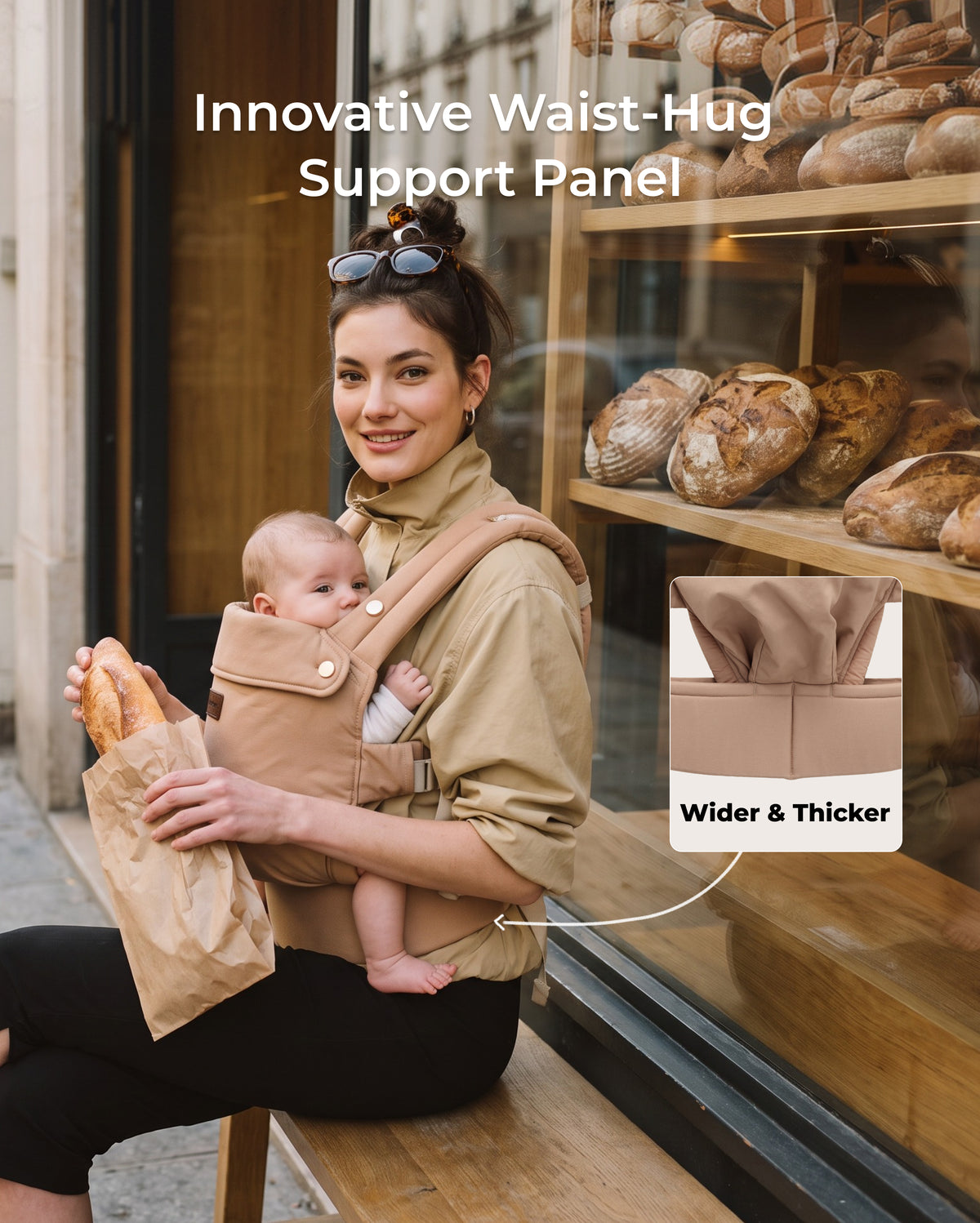 PureHug Baby Carrier - Ergonomic Cozy & Lightweight
