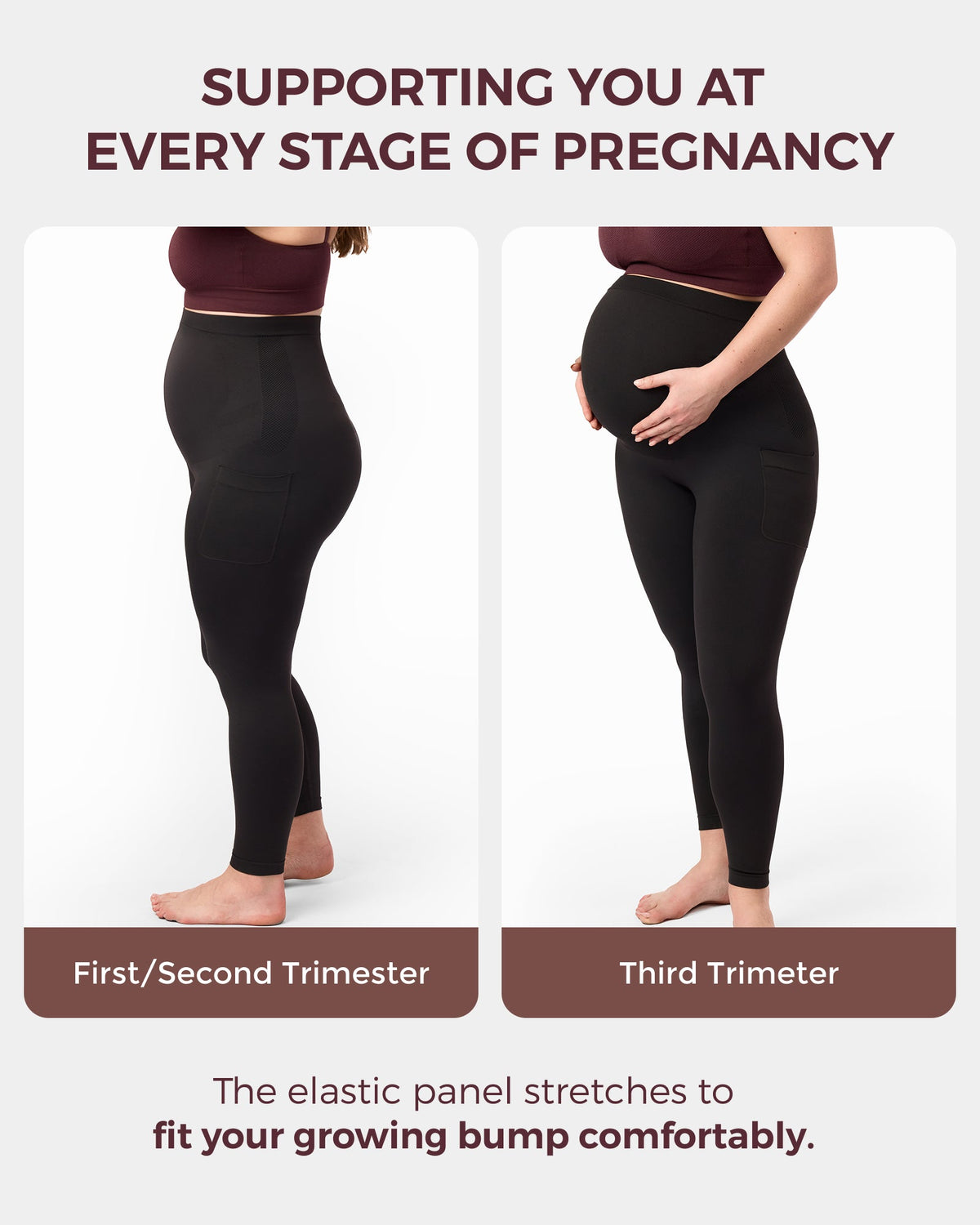 Maternity Leggings Over The Belly Maternity Yoga Pants