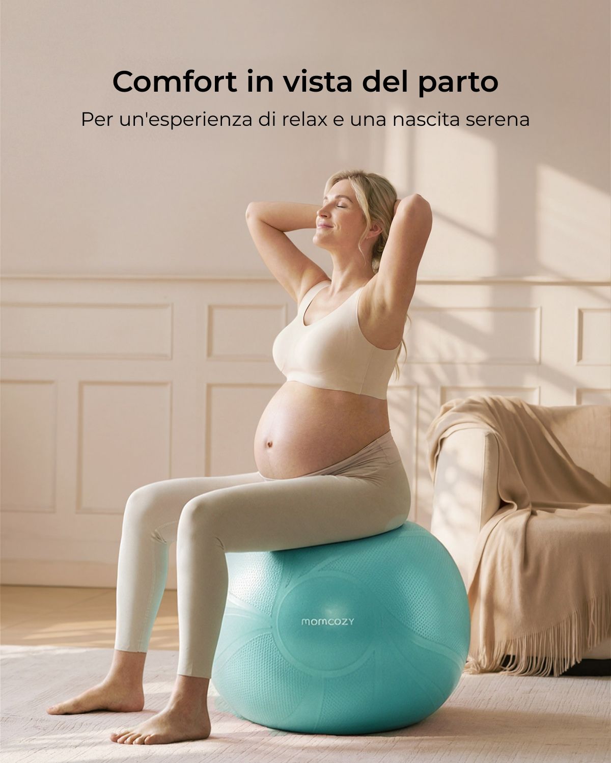 BirthEase Pregnancy Ball  Set— Birthing Ball