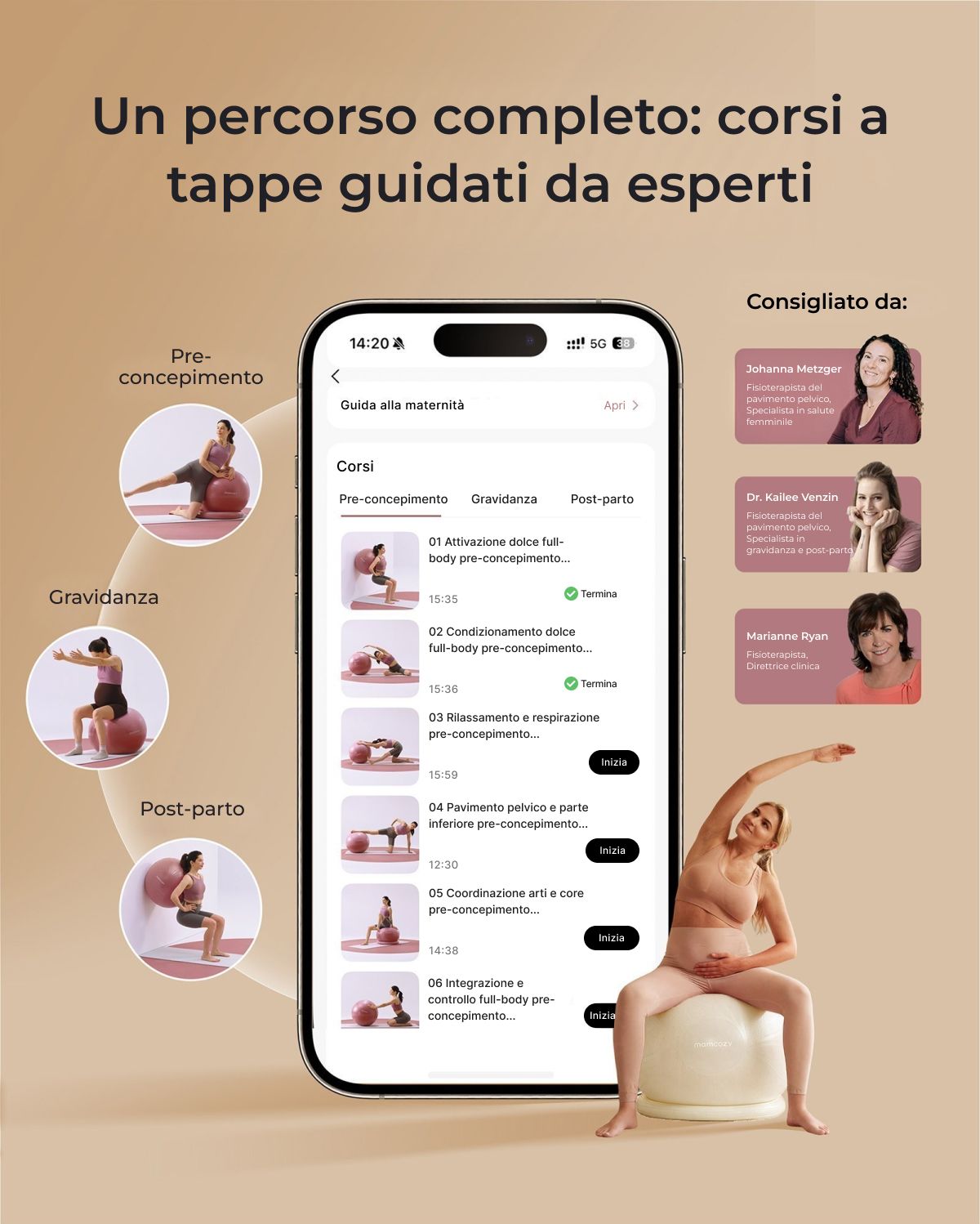 BirthEase Pregnancy Ball  Set— Birthing Ball