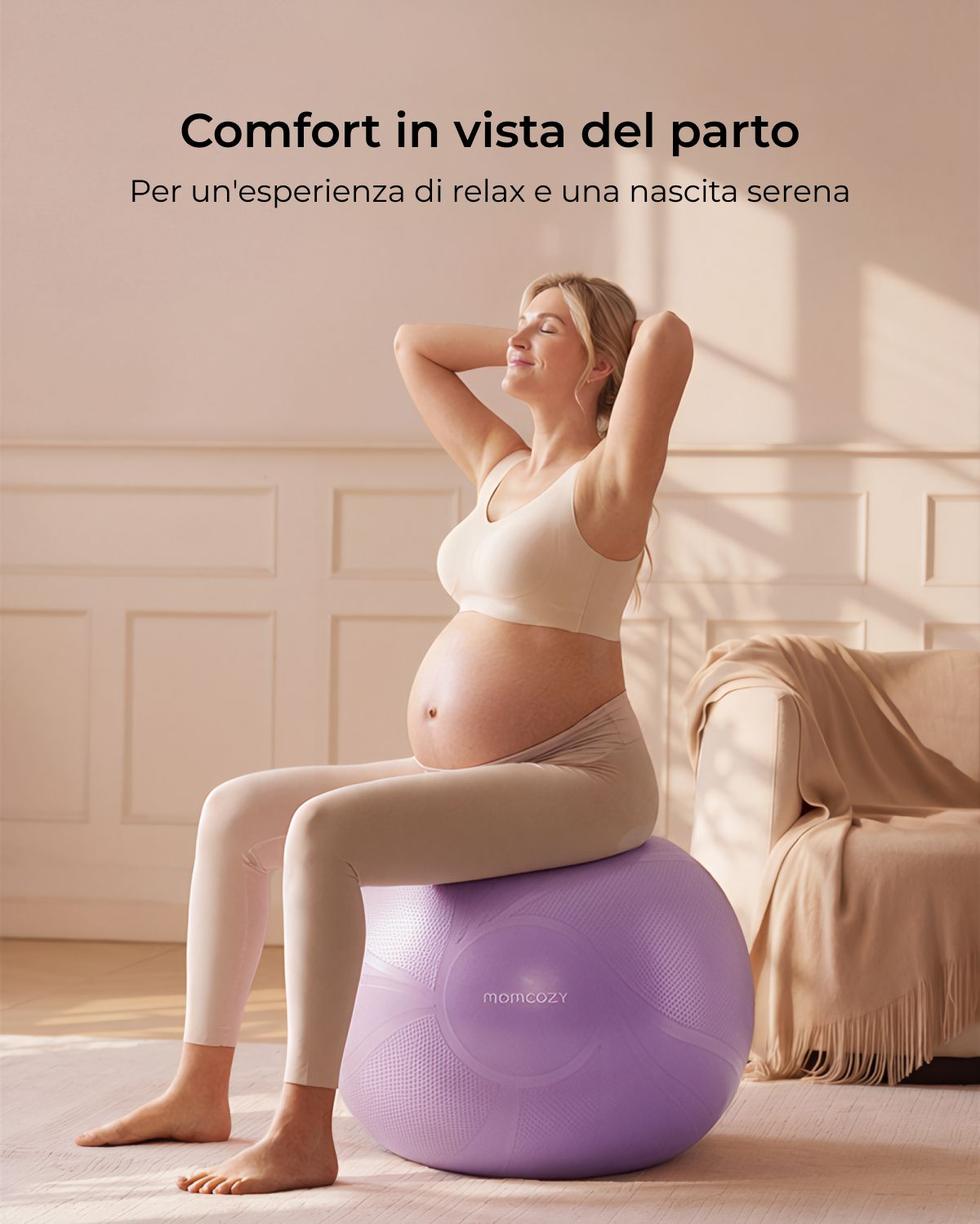 BirthEase Pregnancy Ball  Set— Birthing Ball