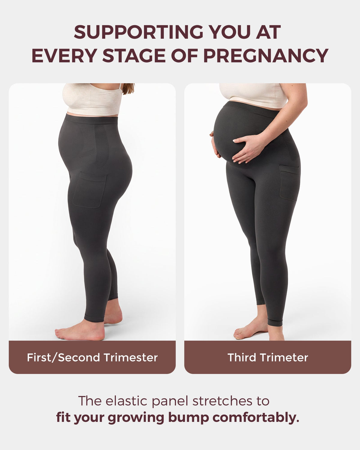 Maternity Leggings Over The Belly Maternity Yoga Pants