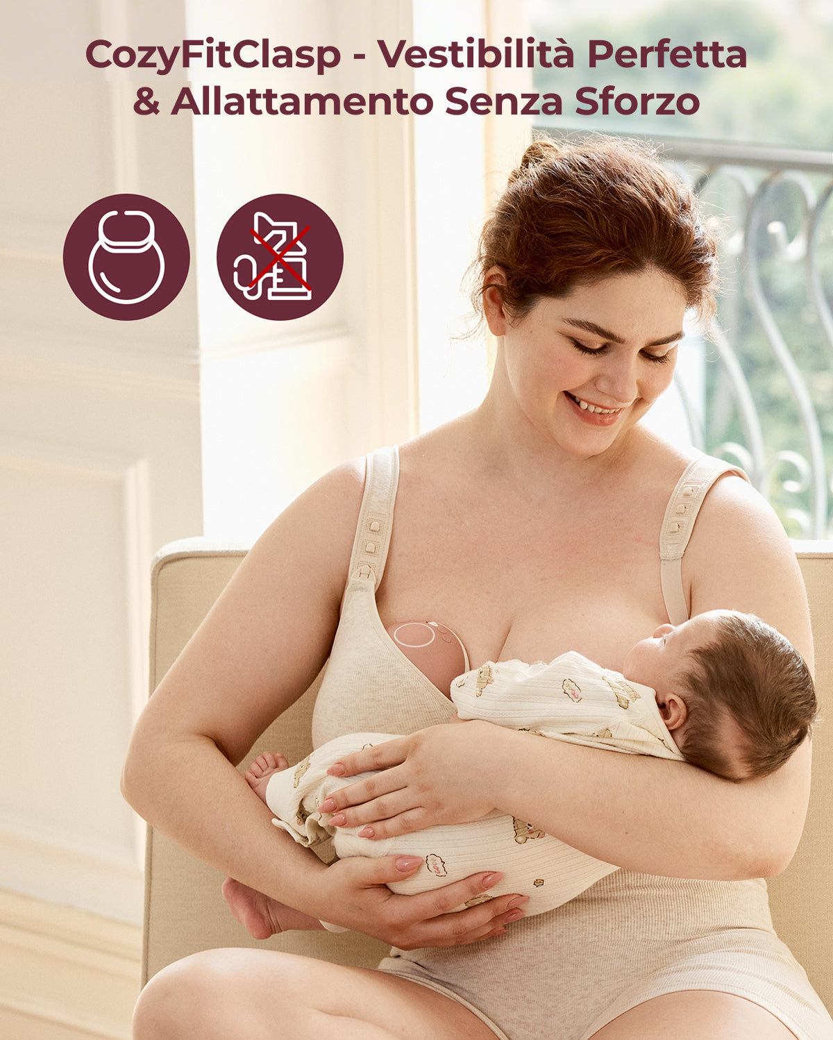 Momcozy Busty Cotton Nursing Bras