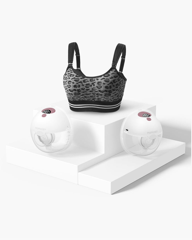 Translation missing: en.M5 Smart Bra Bundle: Double M5 Smart Breast Pump and 4-in-1 Pumping Bra(YN12)