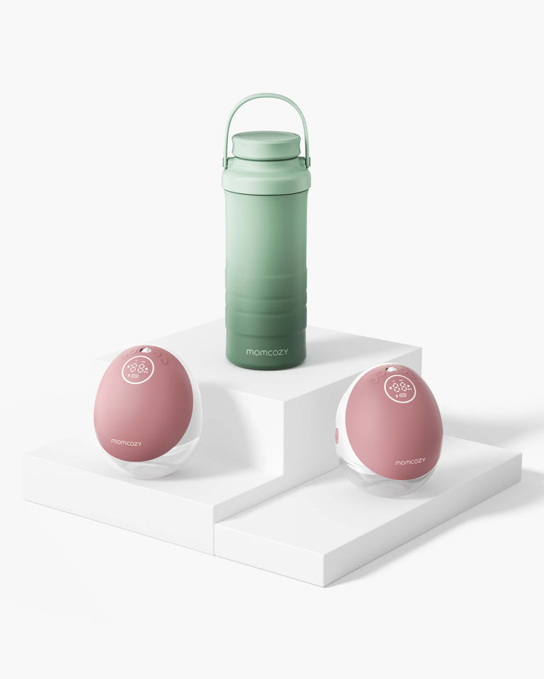 M9 Milk Cooler Kit: Tiralatte Mobile Flow™ e Refrigeratore Portatile per Biberon.