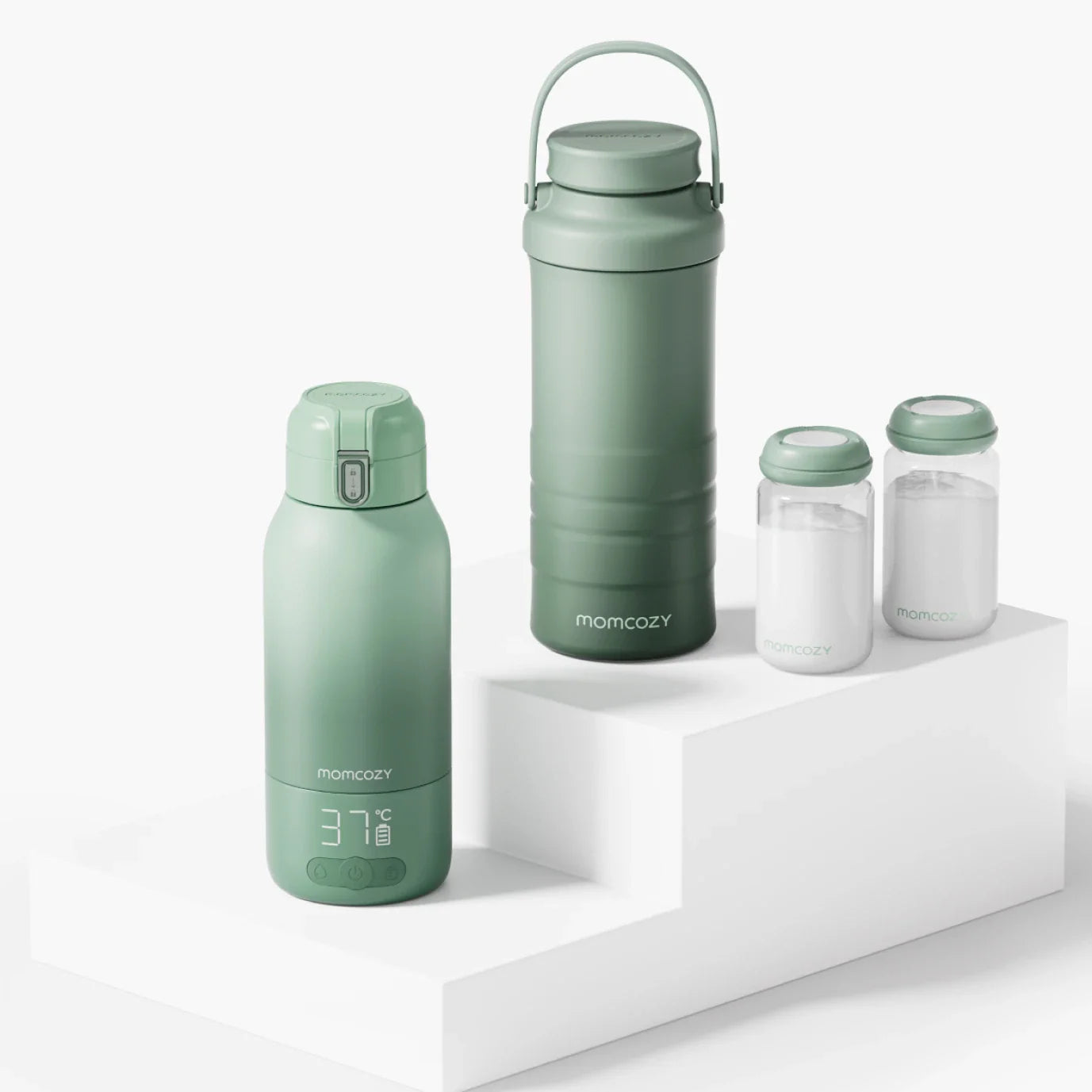 On-the-Go Bundle: Portable Baby Bottle Warmer + 22oz Baby Bottle Cooler