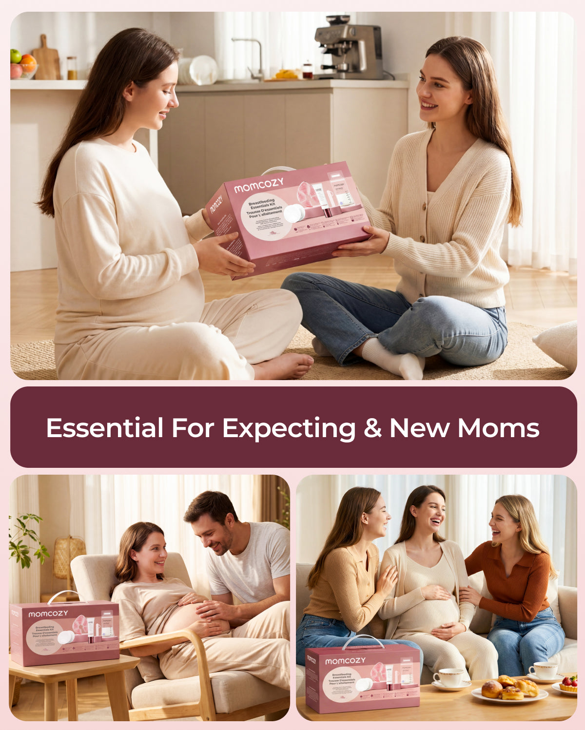 Momcozy Kit Allattamento e Post-Partum (73 Pezzi)