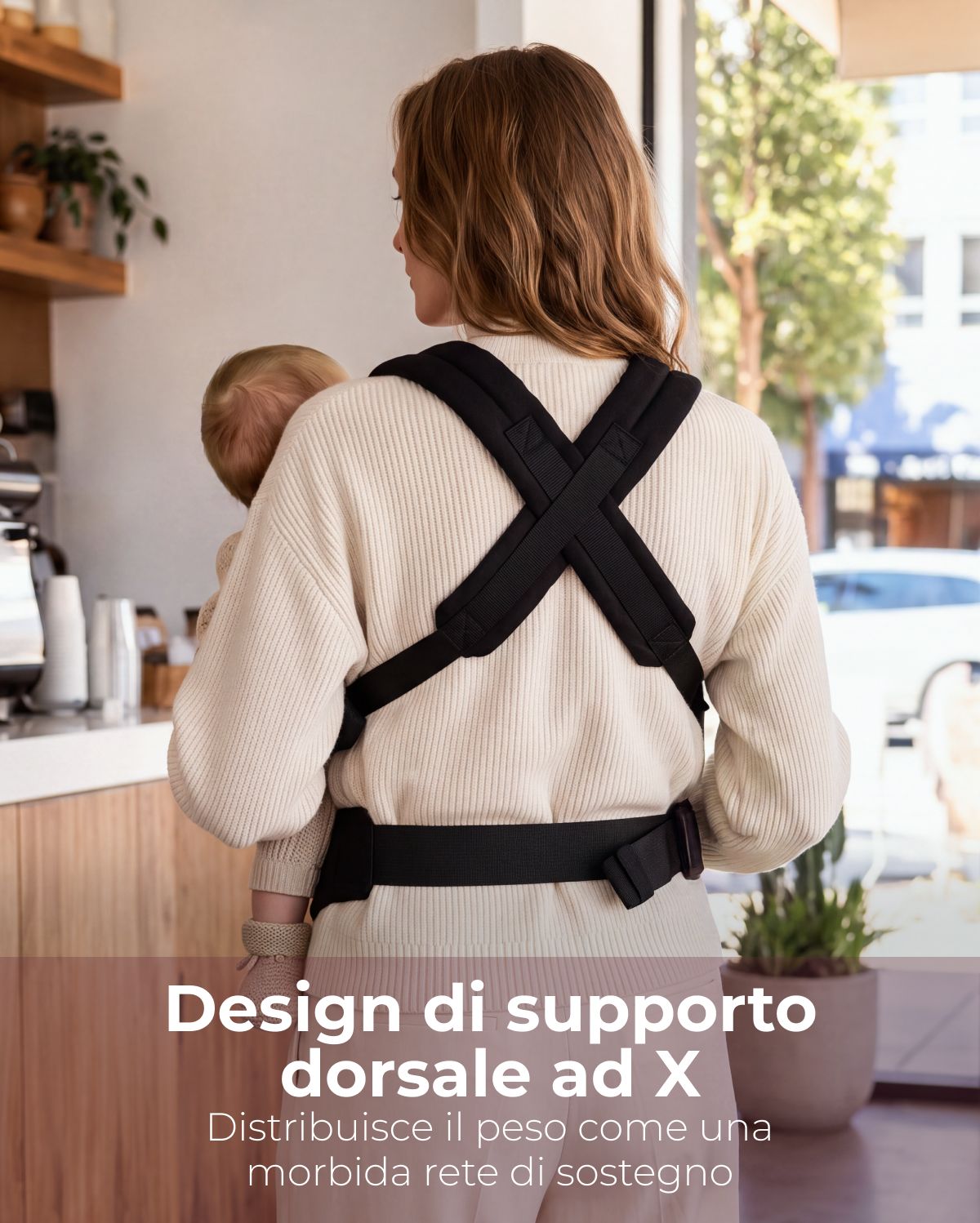 Marsupio per Neonati PureHug - Ergonomico, comodo e leggero