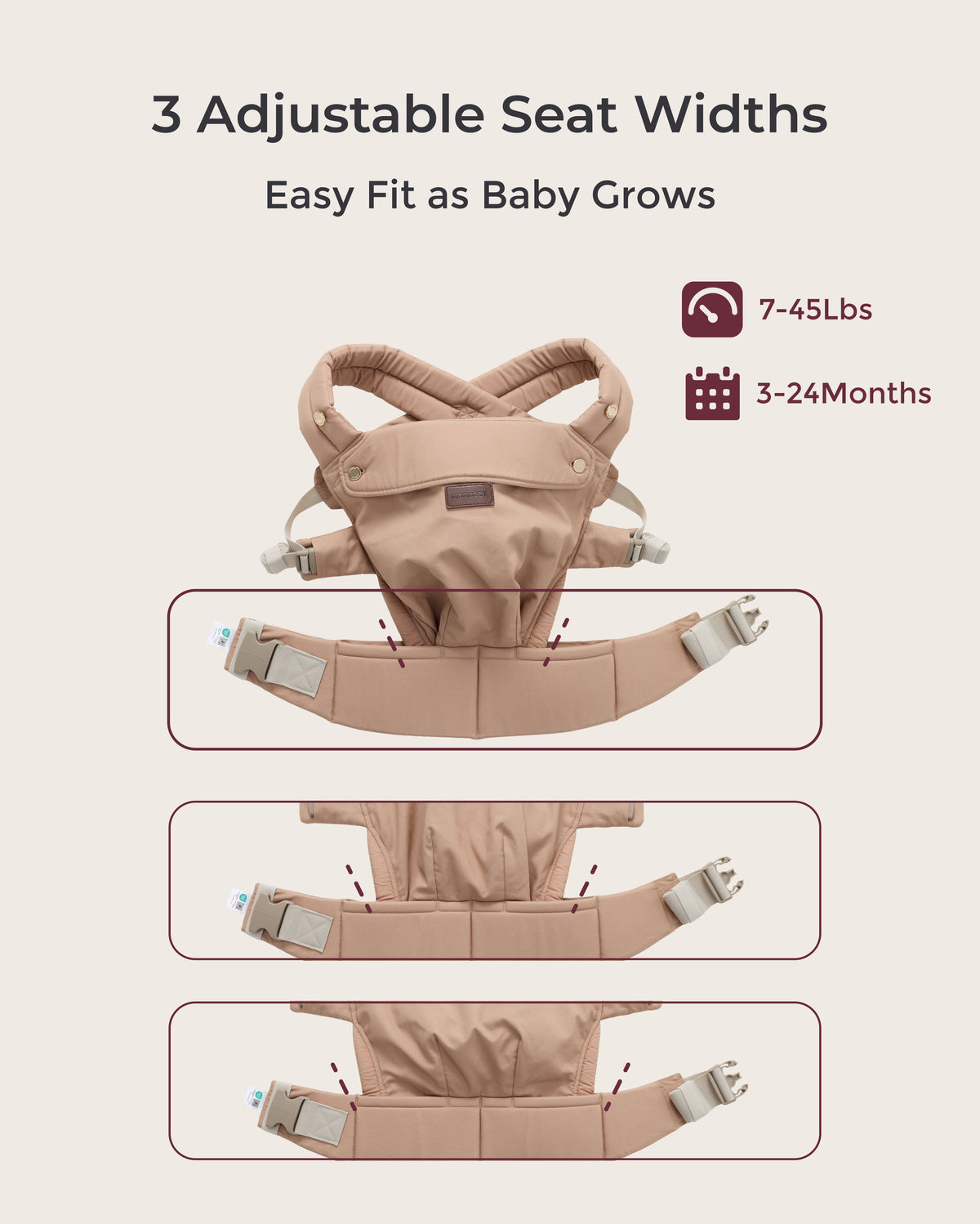 PureHug Baby Carrier - Ergonomic Cozy & Lightweight