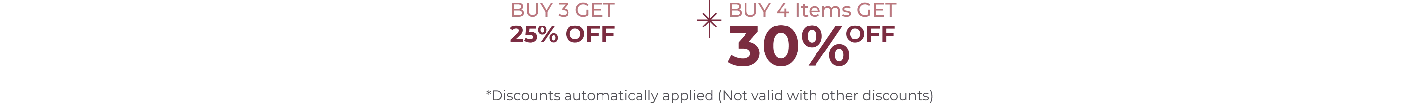 Tiered discount