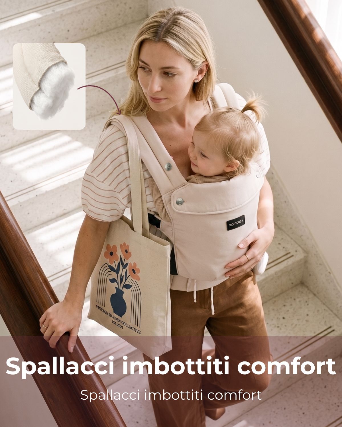 Marsupio per Neonati PureHug - Ergonomico, comodo e leggero