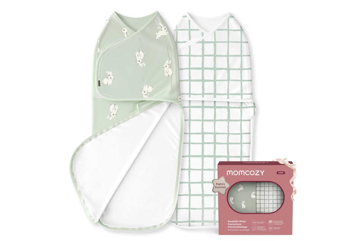 Momcozy Easy Swaddle Wrap For 0-3M