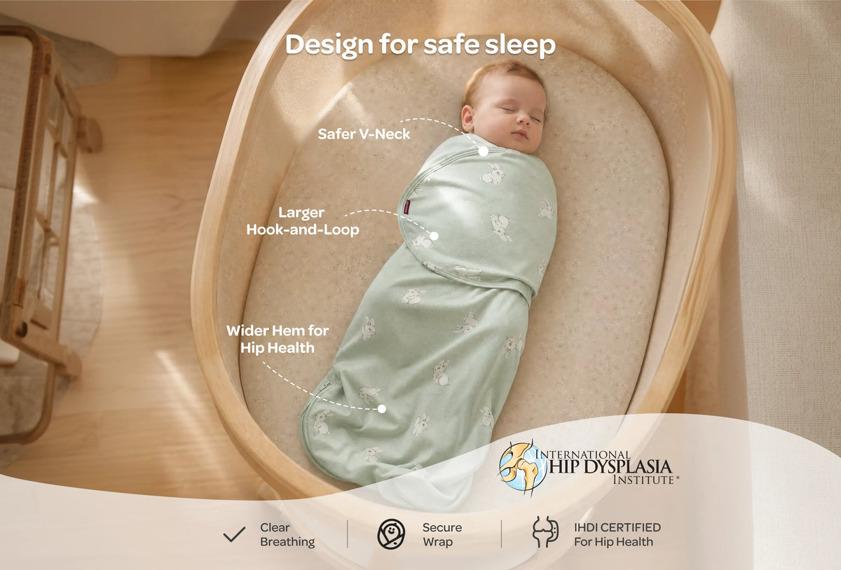 Momcozy Easy Swaddle Wrap For 0-3M