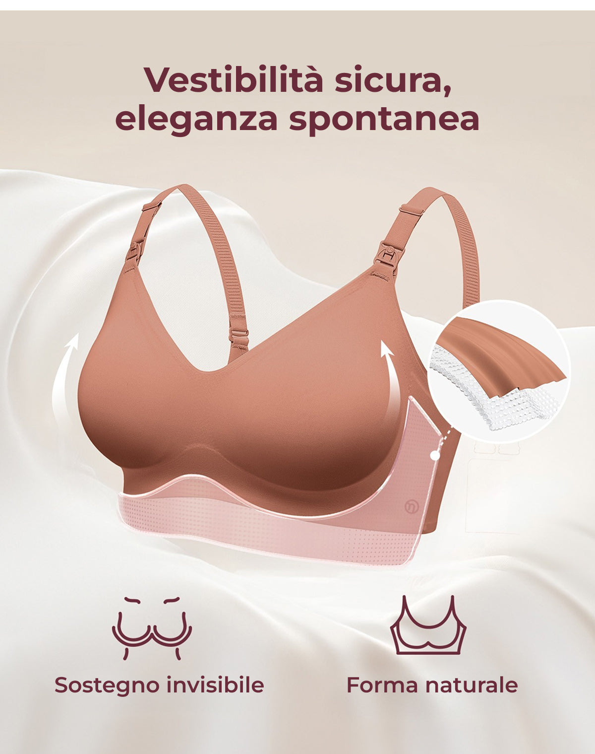 Ultra Soft Seamless Nursing Bra YN21