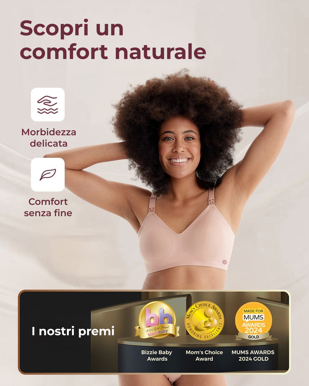 Ultra Soft Seamless Nursing Bra YN21