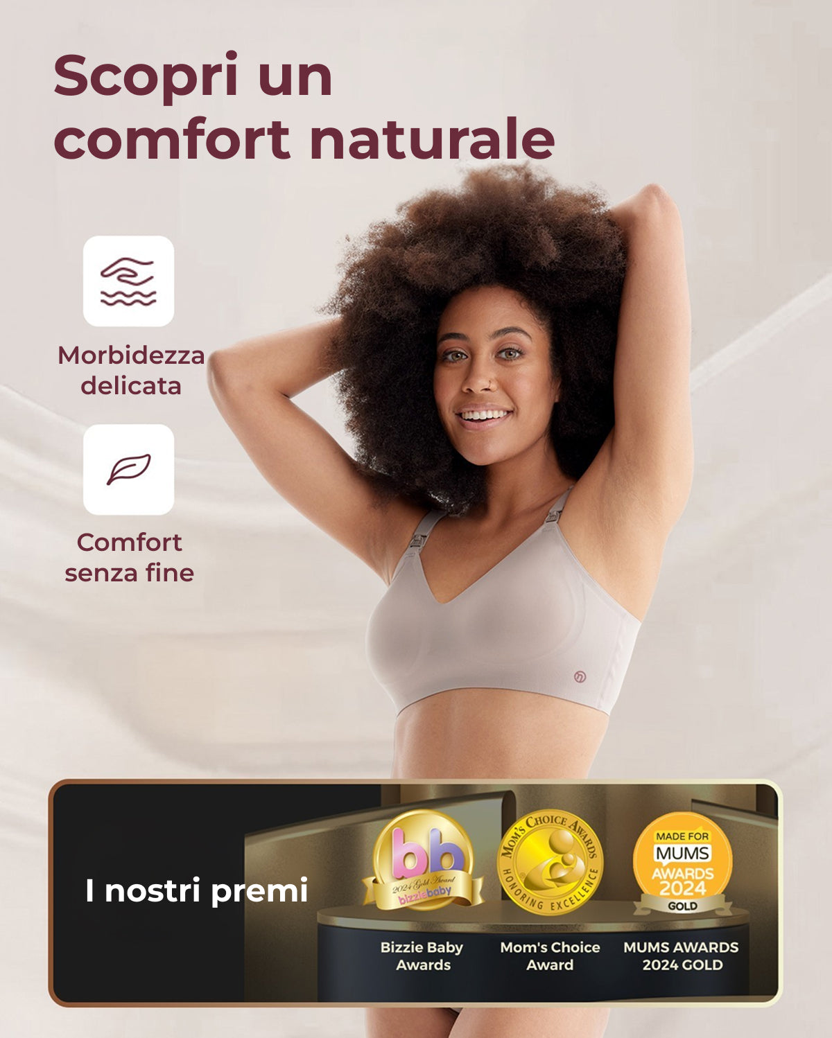 Ultra Soft Seamless Nursing Bra YN21