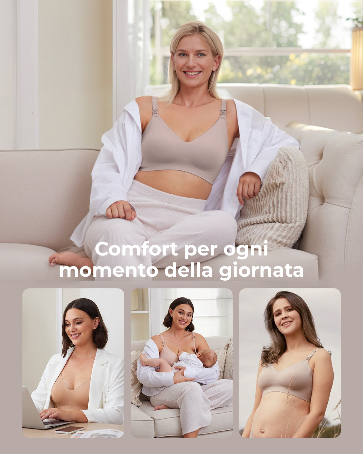 Ultra Soft Seamless Nursing Bra YN21