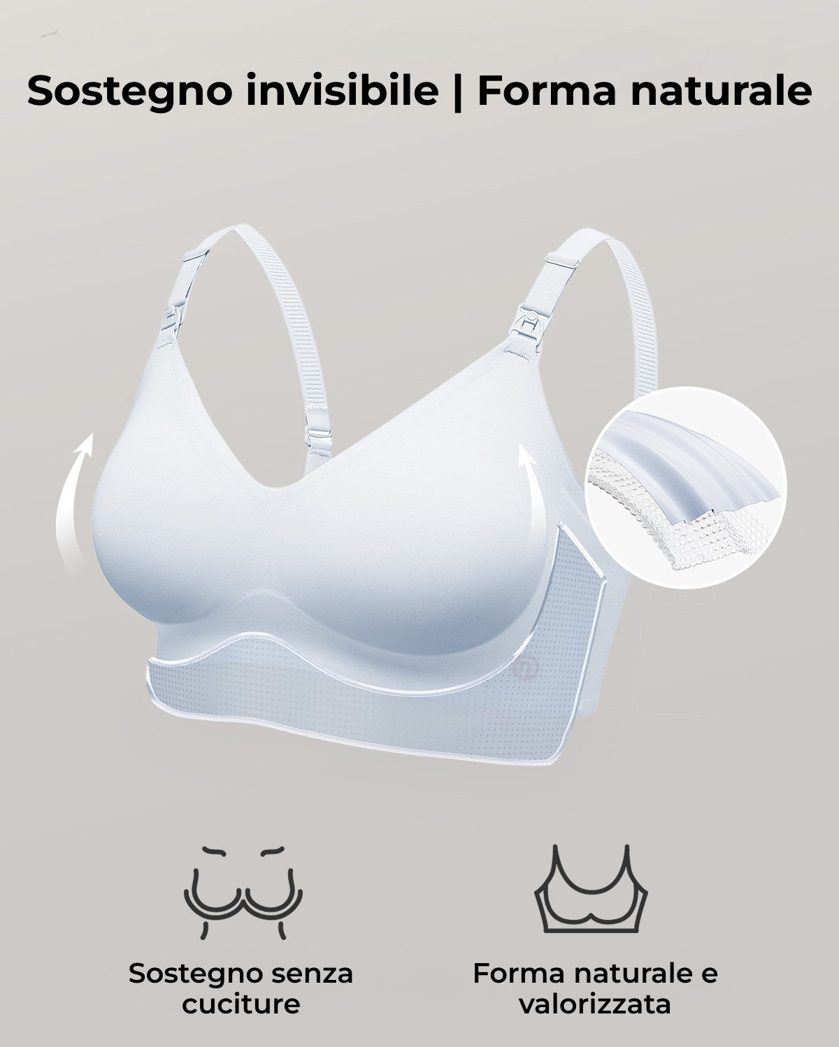 Ultra Soft Seamless Nursing Bra YN21