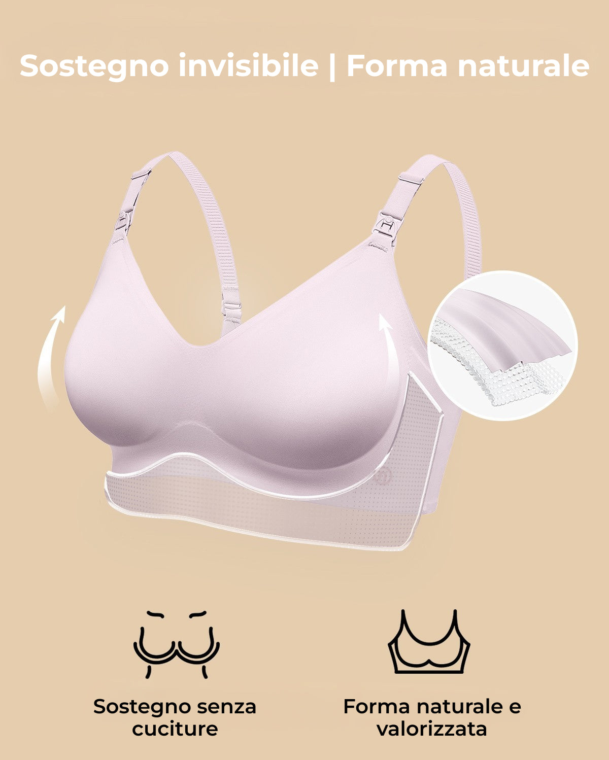 Ultra Soft Seamless Nursing Bra YN21